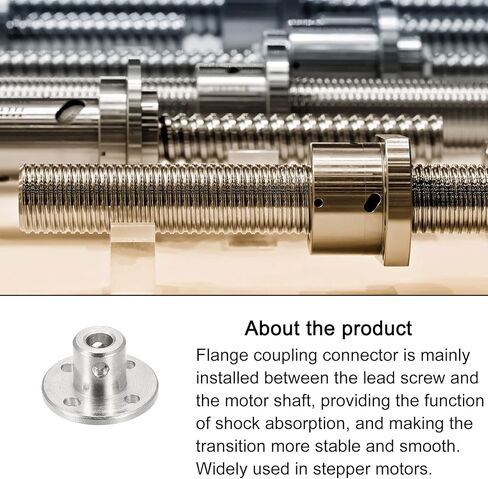 Rebower 3mm Rigid Flange Coupling Connector Motor Guide Shaft Coupler (w Fastening Screw 1pack M1.5 Hex Wrench), [for DIY RC Model Stepper Motors Part]- 2Pack in Saudi Arabia