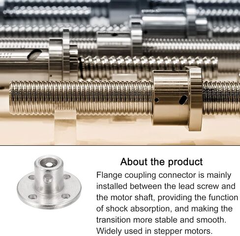 Rebower 3mm Rigid Flange Coupling Connector Motor Guide Shaft Coupler (w Fastening Screw 1pack M1.5 Hex Wrench), [for DIY RC Model Stepper Motors Part]- 2Pack in Saudi Arabia