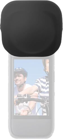 غطاء عدسة سيليكون لملحقات Insta360 x4، غطاء عدسة واقي لعدسة الكاميرا، ملحقات حماية العدسة المرنة (أسود) in Saudi Arabia