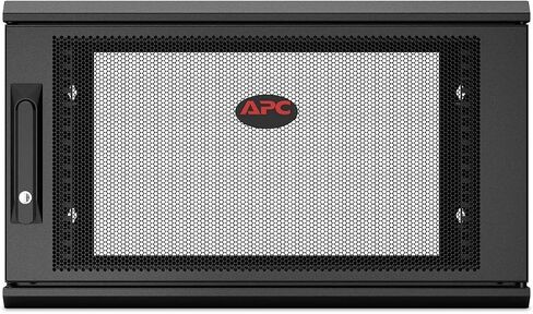 APC/Schneider Electric - AR106SH4 - Netshelter Wx 6u Single Hinged Wall-Mount Enclosure 400mm Deep, Black in Saudi Arabia