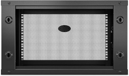 APC/Schneider Electric - AR106SH4 - Netshelter Wx 6u Single Hinged Wall-Mount Enclosure 400mm Deep, Black in Saudi Arabia