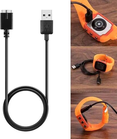 USB Charging Cable for Polar M430 SmartWatch 100CM Charger Cable Data Advanced Running Watch Accessories, black in Saudi Arabia