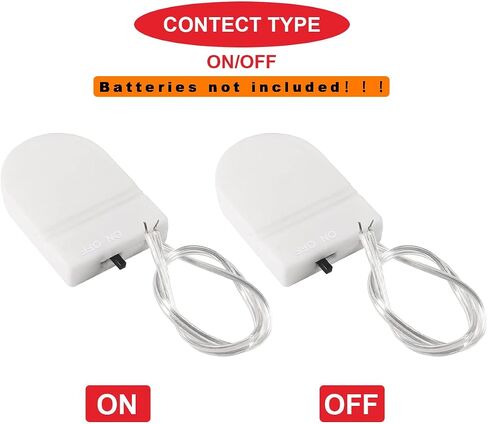 12Pcs CR2032 1 X 3V Battery Holder Battery Storage Boxes Cover White Button Battery Holder Coin Cell Battery Holder with Switch,Wires,On ON-Off Switch and Alligator Clips for Electronic DIY in Saudi Arabia