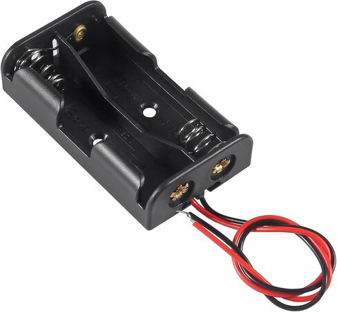 AA Battery Holder Bundle 1.5V Single AA Battery Holder, 2 X 1.5V 3V AA Battery Holder, 3 X 1.5V 4.5V AA Battery Holder, 4X 1.5V 6V AA Battery Holderwith Leads (10pcs 2 slot) in Saudi Arabia
