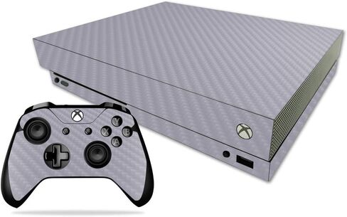 غلاف MightySkins من ألياف الكربون لجهاز Microsoft Xbox One X - برتقالي | لمسة نهائية واقية ومتينة من ألياف الكربون | سهل التطبيق والإزالة وتغيير الأنماط | صنع في الولايات المتحدة الأمريكية in Saudi Arabia