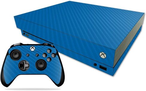 غلاف MightySkins من ألياف الكربون لجهاز Microsoft Xbox One X - برتقالي | لمسة نهائية واقية ومتينة من ألياف الكربون | سهل التطبيق والإزالة وتغيير الأنماط | صنع في الولايات المتحدة الأمريكية in Saudi Arabia