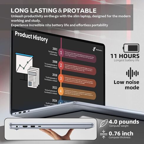 كمبيوتر محمول Dell Inspiron 16 Business، شاشة 16 بوصة FHD +، AMD Ryzen 7-8840U، 64 جيجابايت DDR5، 2 تيرابايت SSD، AMD Radeon GPU، كاميرا ويب FHD، WiFi 6E، لوحة مفاتيح بإضاءة خلفية، Win 11 Pro، مع ترخيص Microsoft Office مدى الحياة in Kuwait