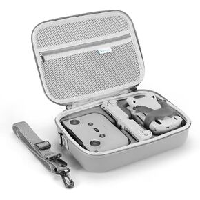 Skyreat Mini 3 /Mini 3 Pro Case RC-N1,Compact Small PU Waterproof Carrying Case with Shoulder for DJI Mini 3/Mini 3 Pro/Drone and Battery Accessories