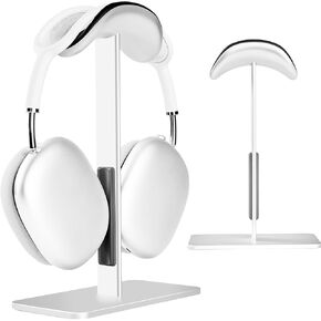 AirPods max Stand with Sleep Mode, Headphone Stand for Desk, Aluminum, Anti-Slip Base, ABS Protection, Anti-Scratch Touch Surface (Black)