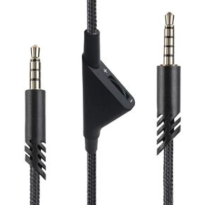 Replacement Cable for Astro A10 A40 Inline Volume Control Cable Cord, Audio Gaming Wire Compatible with Astro A10 A40 Headsets (2 Meter, Volume Control Function)