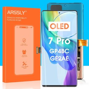 OLED Screen Replacement for Google Pixel 7 Pro 5G LCD Display Digitizer GP4BC,GE2AE Screen Touch Assembly with Tools(6.7 inch,Not Fit Pixel 7)