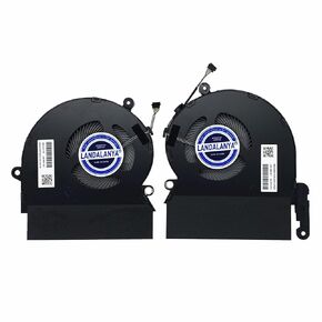 Replacement New Laptop CPU and GPU Cooling Fan for HP Spectre i7-8750H Version 15-DF Series L41485-001 ND85C07-18C13 L41484-001 ND85C07-18C14 DC5V 0.5A Fan