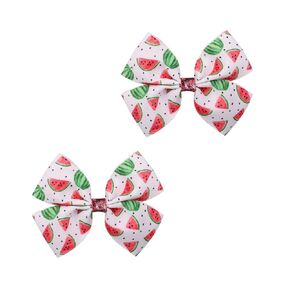 Fruit Hairpin Watermelon Bow Hair Clips Non Slip Hair Clip Fruit Accessories for Women Girls Hair (B3)
