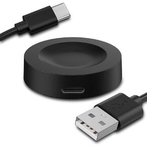 Vancle Wireless Charger Compatible for Huawei Watch GT2, GT Classic Sport, GT 2e, Honor Watch Magic Magic 2, Honor Watch Dream/Honor Watch GS PRO - USB Charging Cable 100cm (Black)