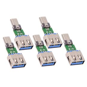 chenyang 5 حزمة محول Micro USB OTG محول Micro USB ذكر إلى USB C أنثى محول موصل صغير الحجم