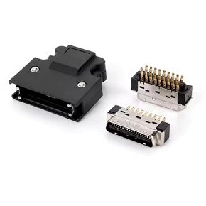 36 Pin SCSI Connector SCSI MDR 36 Pin 0.050inch 1.27mm Male Connector 36P SCSI Connector Male MDR Solder Type SCSI 36 Pin Connector for Cable