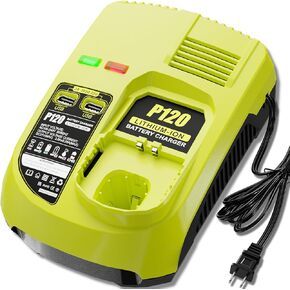 P117 18-Volt Charger for Ryobi Battery 18V Lithium-Ion Battery&14.4V NiCad/NiMh Battery P102 P108 P189 P197 P103 P105 P107 P190 P191 PBP002 PBP005