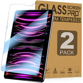 [2Packs] Anti Blue Light Screen Protector for iPad Air 6th Gen 11 inch M2 2024, iPad Air11 Tempered Glass Screen Protector with 9H Hardness/Bubble Free/Anti Glare