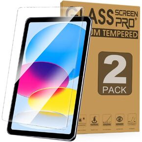 [2Packs] Anti Blue Light Screen Protector for iPad Air 6th Gen 11 inch M2 2024, iPad Air11 Tempered Glass Screen Protector with 9H Hardness/Bubble Free/Anti Glare