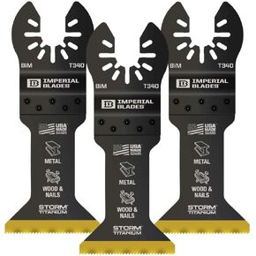 One Fit™ 1-3/4" Storm Titanium Metal Blade, 3PC