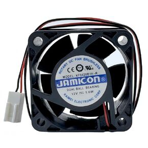for JAMICON KF0420B1H-R Cooling Fan DC12V 1.6W 4020 4CM Cooling Fan 2-Wire Rotary DC Fan brushless, Dual Ball Bearing Fan