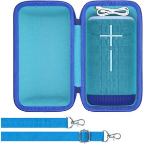 for Ultimate Ears UE EVERBOOM Wireless Bluetooth Portable Speaker Hard Protective Case, Portable Travel Case Replacement (Blue Case) - co2CREA in Saudi Arabia
