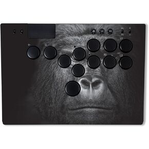 MightySkins Skin Compatible with Razer Kitsune - Mono Gorilla | Protective, Durable, and Unique Vinyl Decal wrap Cover | Easy to Apply & Change Styles | Made in The USA