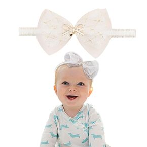 Thanksgiving Baby Girl Headband - 1 x Turkey Printed Fall Thanksgiving Headbands Elastic Newborn Headband Soft Stretchy Infant Headbands Hair Band Baby Hair Accessories for Infant Toddlers Kids Gifts