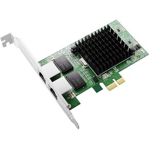 Quad-Port PCIe Gigabit Ethernet Server Adapter, Intel I350-T4 NIC Card for Windows Linux VMware