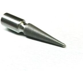 Spindle 3/8" Arbor Hole for Baldor Lathe Motor Spindle 3-1/2" Long Friction Grip Right Hand Tapered Threaded