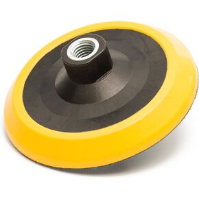 Glass Polish 12611 Universal Backing Pad for Rotary Polishing Machines - Thread Size 5/8"-11 | Ø 5 inch
