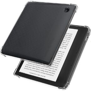for 7'' Kobo Libra Colour Case Clear 2024,Slim Clear Case for Kobo Libra Colour 2024 (N428)/Kobo Libra 2 2021 (N418),Shockproof Lightwheight Soft TPU Back Cover Shell for Kobo E-Reader-Clear