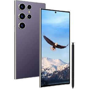 ONOLA for A25 Ultra Unlocked Phone, 6+256GB Smartphone, Android 13.0,48+108MP Zoom Camera,6.82" HD, Dual SIM Cell Phone, Dual SIM,Build-in Pen Phone (DarkBlack)