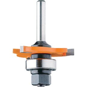 CMT 822.320.11B 3-Wing Slot Cutter with Bearing and Arbor, 5/64-Inch Cutting Length and 1/2-Inch Shank