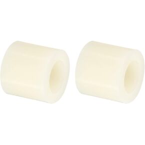 PATIKIL Round Spacer Washer, 24 Pack Nylon 6.2mm ID x 11mm OD x 8mm L for M6 Screws Block 3D Printer TV Wall Mounting Electrical Outlet, Beige