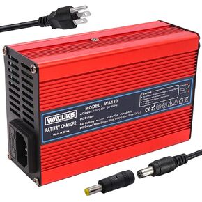 42V 2A Lithium Battery Charger Usd for 36V Lithium Battery with DC 5.5 x 2.5mm/5.5 x 2.1mm Plug