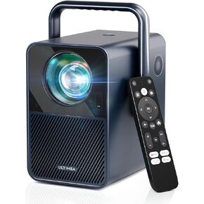 ULTIMEA Projector 4K Decoding Android TV 11.0 with Netflix, 1000 ANSI Lumens Projector Native 1080P, Projector with WiFi 6 Bluetooth 5.3, Portable Home Cinema Proyector, Poseidon E40