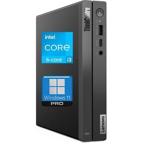 Lenovo ThinkCentre 50q Gen 4 Business Mini Desktop, Intel Core i3-1215U 6-Core Processor, 64GB RAM, 1TB PCIe SSD, Display Port, HDMI, USB Type-C, RJ-45, Wi-Fi 6, Windows 11 Pro