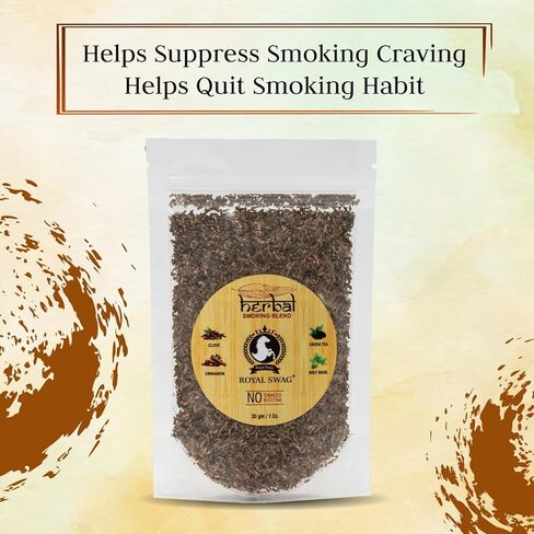 Ayurvedic Herbal - 100% Tobacco Free & 100% Nicotine Free Organic Herbs Mix Blend 20 Gram (0.7 oz) in Kuwait