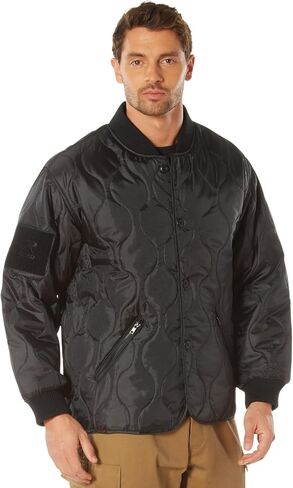 Rothco 19775 Quilted Woobie Jacket Color : Olive Drab,Size : M in Saudi Arabia