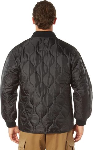Rothco 19775 Quilted Woobie Jacket Color : Olive Drab,Size : M in Saudi Arabia