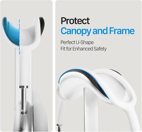 AirPods max Stand with Sleep Mode, Headphone Stand for Desk, Aluminum, Anti-Slip Base, ABS Protection, Anti-Scratch Touch Surface (Black) in Saudi Arabia