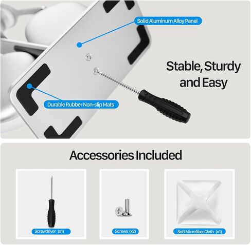 AirPods max Stand with Sleep Mode, Headphone Stand for Desk, Aluminum, Anti-Slip Base, ABS Protection, Anti-Scratch Touch Surface (Black) in Saudi Arabia