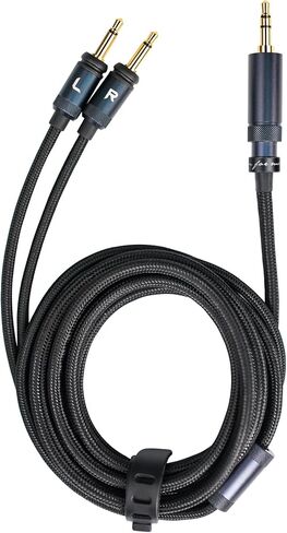 كابل بديل لسماعات الرأس FiiO LL-RC 2024 Furukawa أحادي البلورية من النحاس، موصل مزدوج 3.5 مم إلى كابل سماعة رأس ستيريو 3.5 مم/4.4 مم FT3/JT1/FT5 (1.5 متر) in Saudi Arabia
