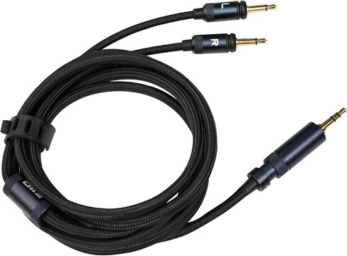 كابل بديل لسماعات الرأس FiiO LL-RC 2024 Furukawa أحادي البلورية من النحاس، موصل مزدوج 3.5 مم إلى كابل سماعة رأس ستيريو 3.5 مم/4.4 مم FT3/JT1/FT5 (1.5 متر) in Saudi Arabia