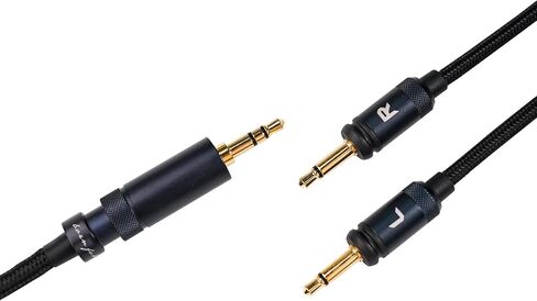 كابل بديل لسماعات الرأس FiiO LL-RC 2024 Furukawa أحادي البلورية من النحاس، موصل مزدوج 3.5 مم إلى كابل سماعة رأس ستيريو 3.5 مم/4.4 مم FT3/JT1/FT5 (1.5 متر) in Saudi Arabia