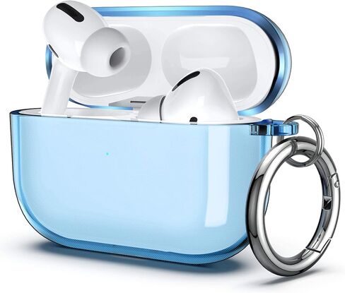 ULAK Compatible with Airpods Pro Case 1st Generation Clear with Keychain in Kuwait