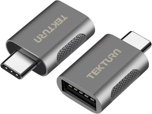USB C Male to USB Female Adapter (2 Pack), USB 3.1 with 5Gbps Speed, Thunderbolt to Type A OTG Converter, Works with All Major Brands laptops, Tablets and Phones in Kuwait
