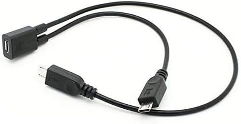 كابل شحن تمديد من LIONX Micro USB أنثى إلى 2 Micro USB ذكر لهاتف Galaxy S5 i9600 S4 I9500 Note2 N7100 S3 I9300 S2 9100 in Kuwait