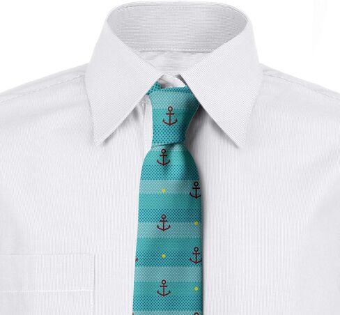 Ambesonne Necktie, Colorful Tropical Forest, 3.7", Multicolor Pink in Saudi Arabia